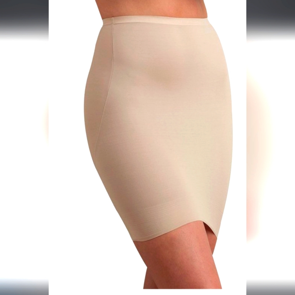 TC brand half slip in beige size large